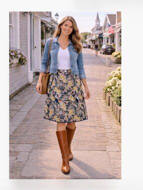 Bonprix Collection Paisley Skirt Size 14 | Fully Lined Midi A-Line 100% Viscose